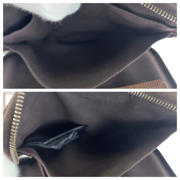 HERMES Brown Canvas Wallet - Picture 9 of 10